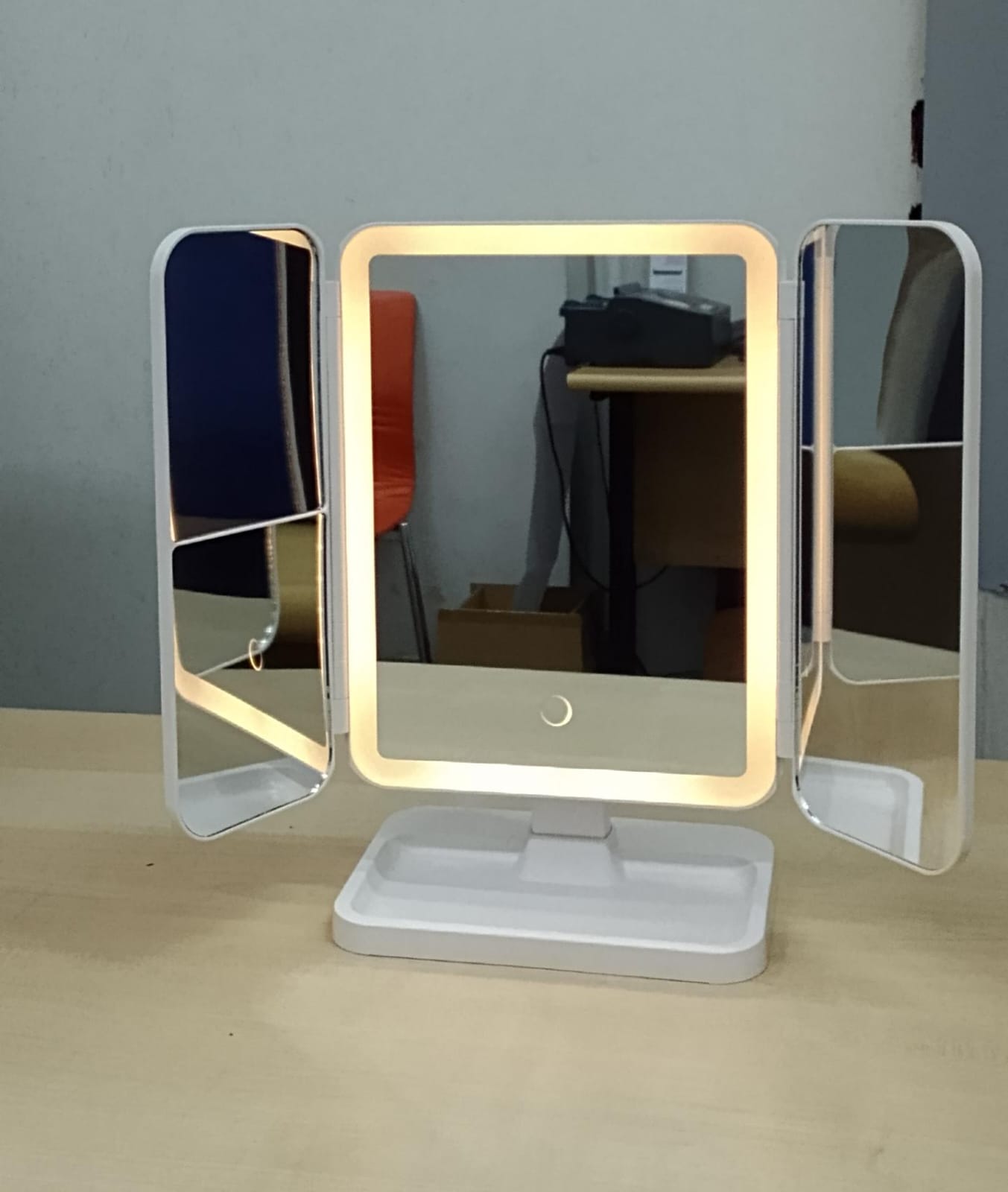 Espejo De Mesa Sate Recargable