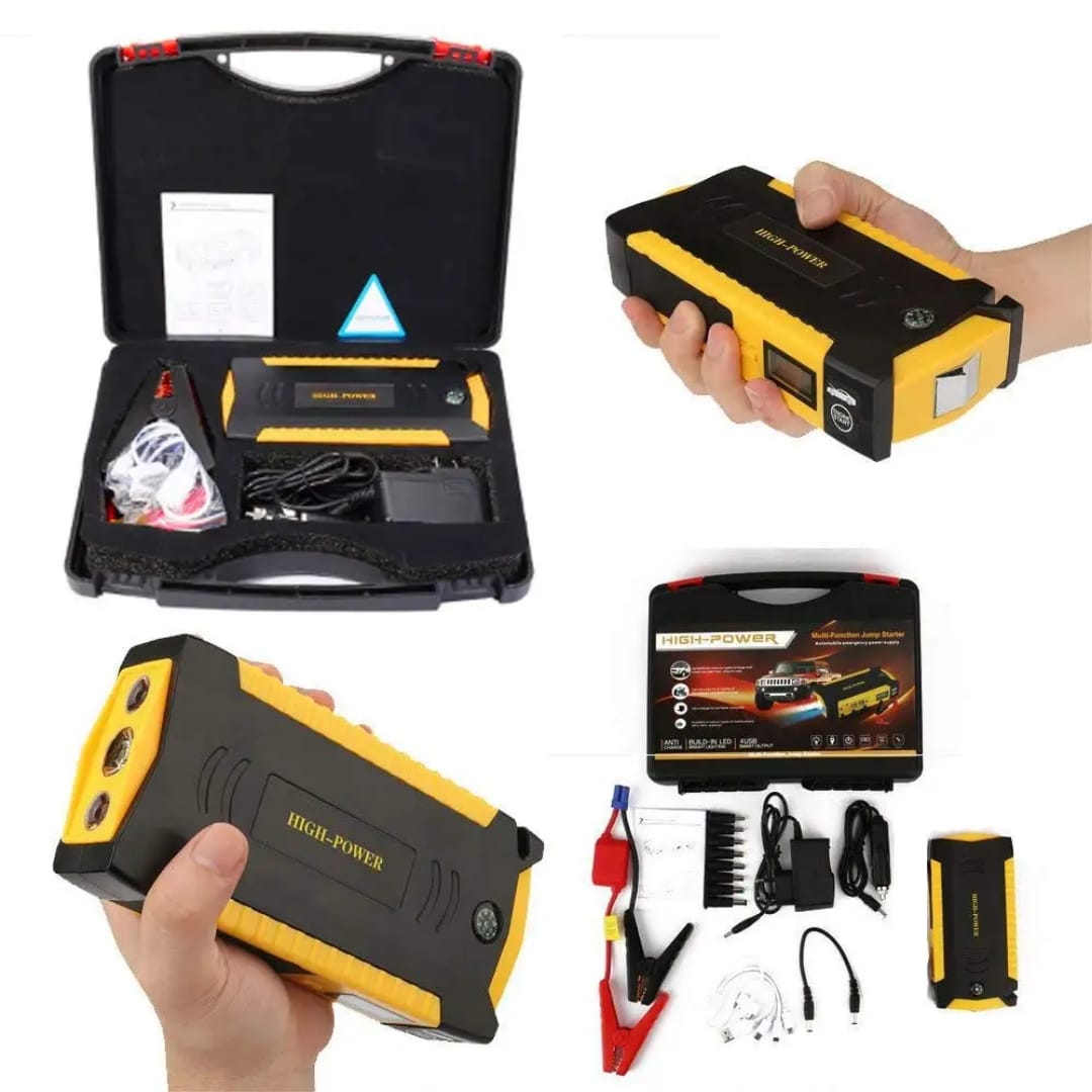Arrancador port&aacute;til para auto High Power Multi-function Jump Starter