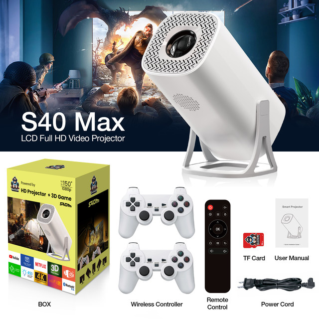 Mini Proyector Salange S40 Max - Tu Cine en Casa y M&aacute;s 🎬🎮