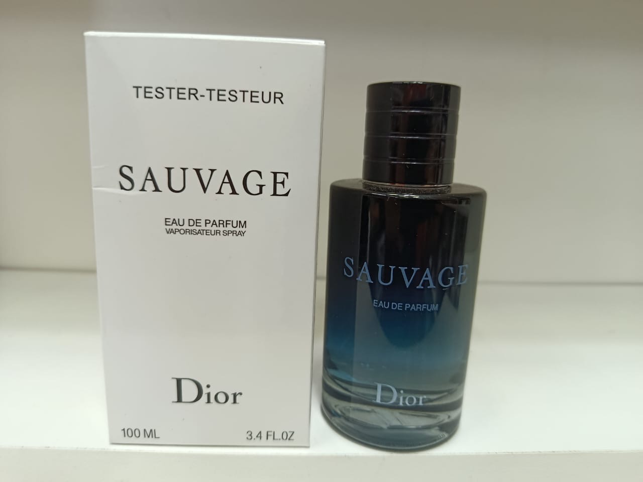 Dior sauvage todos sus testers