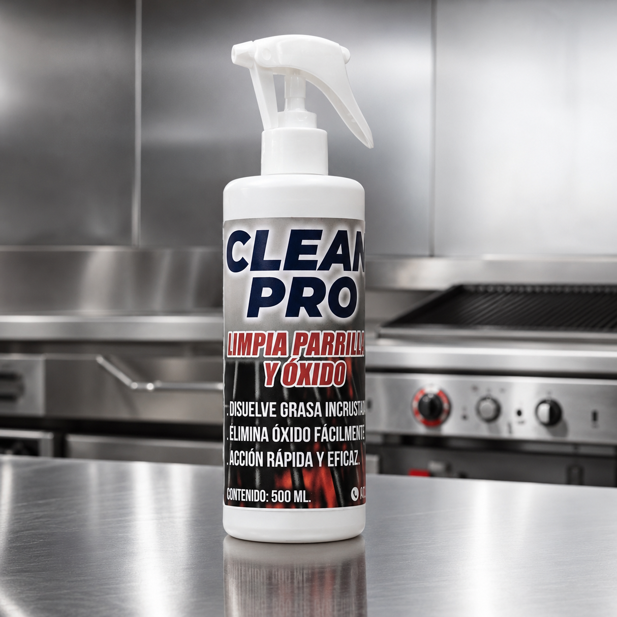 Potente Limpiador de Parrillas / Clean Pro