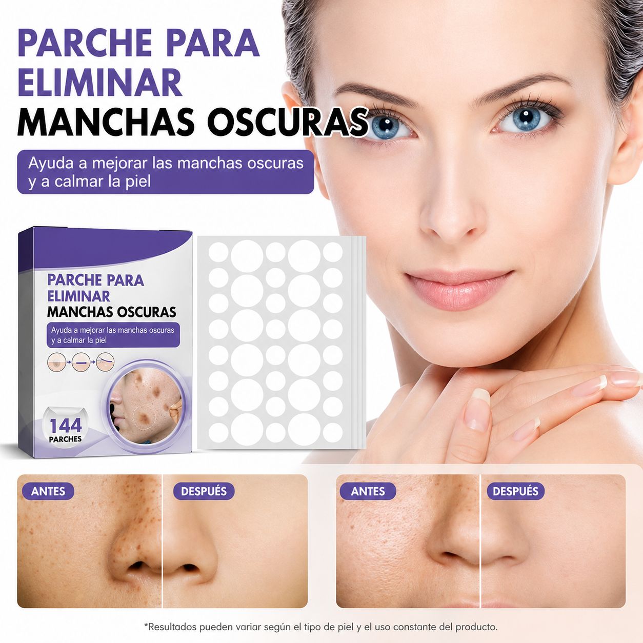 Parche Magico p/ eliminar manchas oscuras